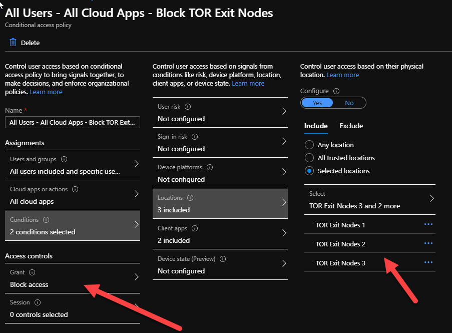 Select "CA Rule"