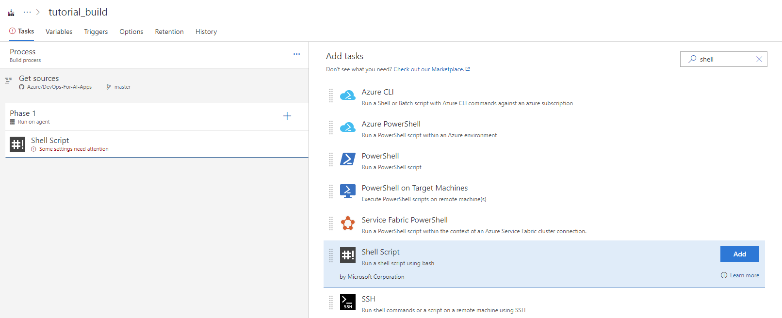 VSTS Docker Task