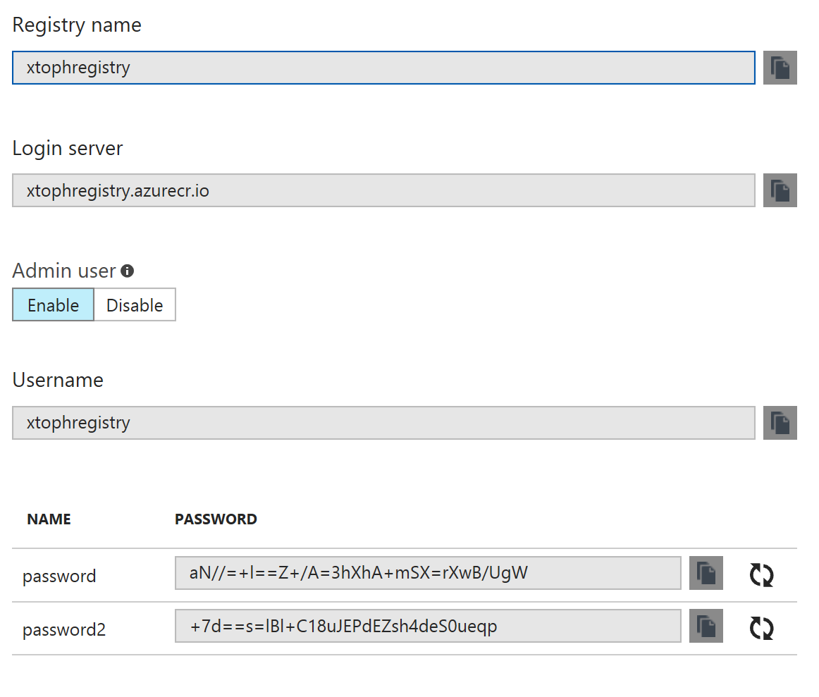 ACR Blade with Admin Access enabled