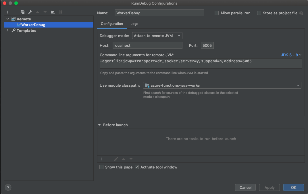 IntelliJ IDEA Config Values