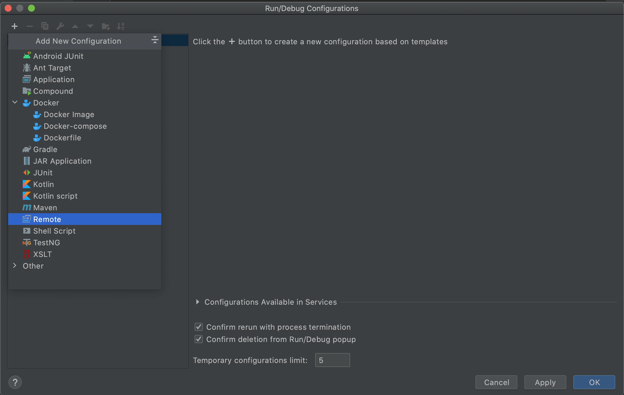 IntelliJ IDEA Remote Configuration