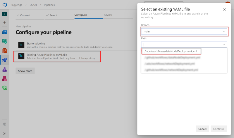 Configure Pipeline in DevOps