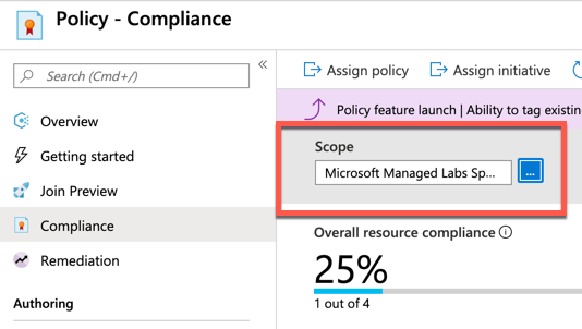 Scope Policy