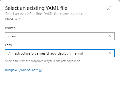 Select Infrastructure Pipeline