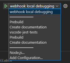 vs code debugging targets