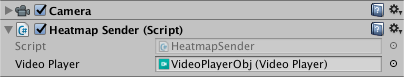 HeatmapSender component