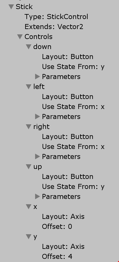 Stick Control Layout