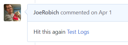 GitHub Issue Comment