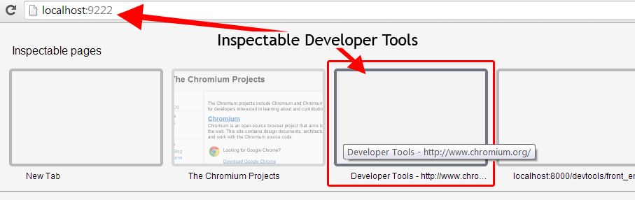 Inspectable pages