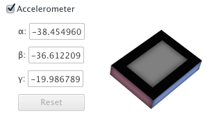 Accelerometer control