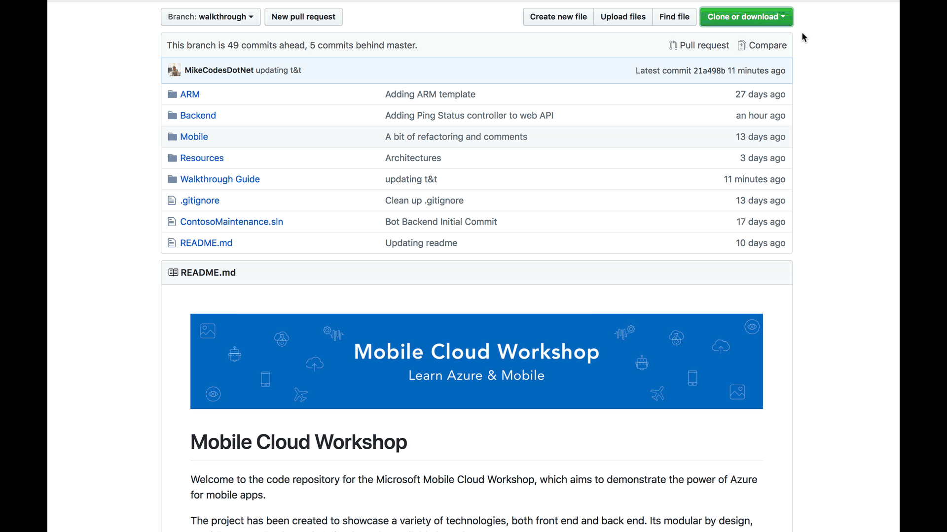 Cloning Solution from GitHub