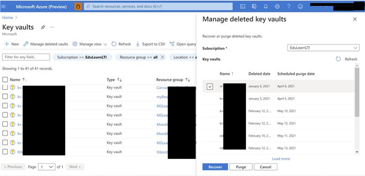 KeyVaultPurge