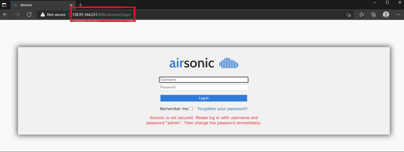 Airsonic App.