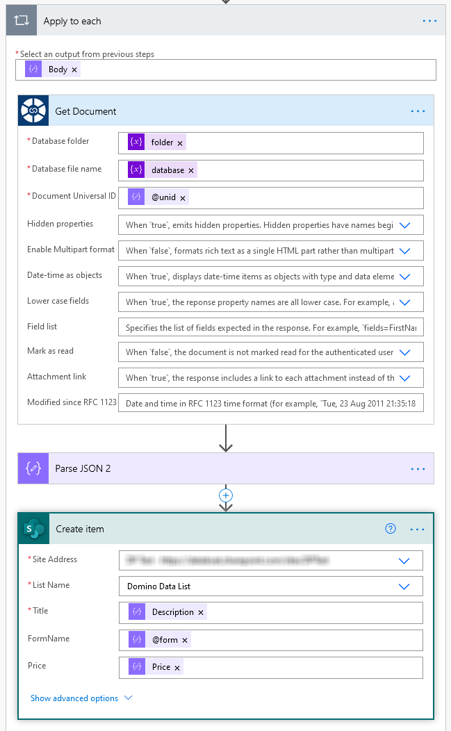 Insert into Sharepoint list