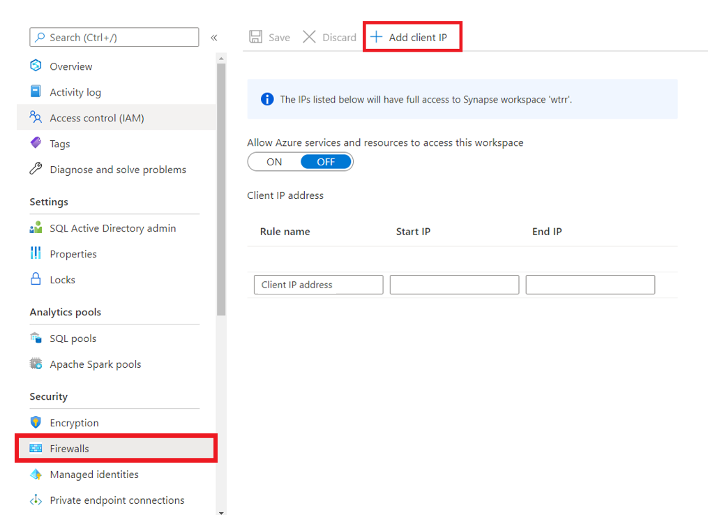 Update Firewalls