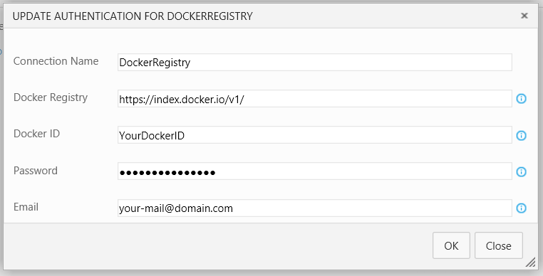 New Docker Host Connection