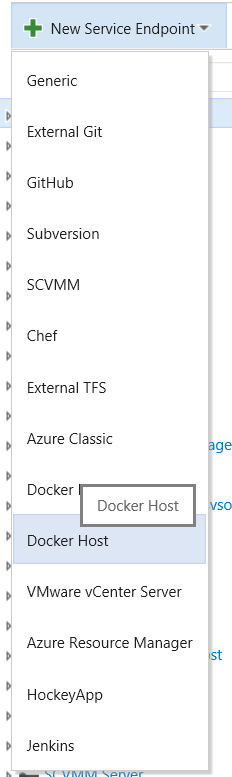 New Docker Host EndPoint