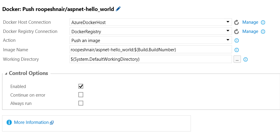 New Docker Host Connection