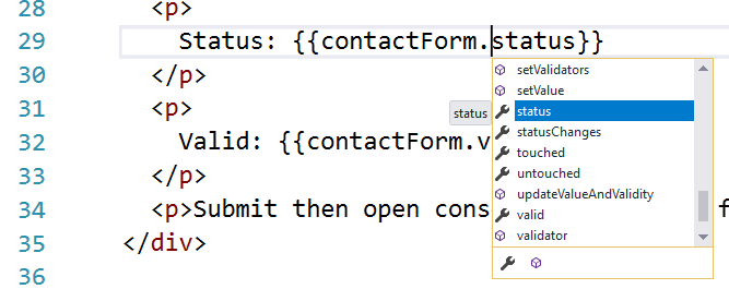 Completions in ngml