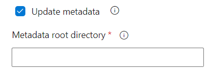 Update Metadata