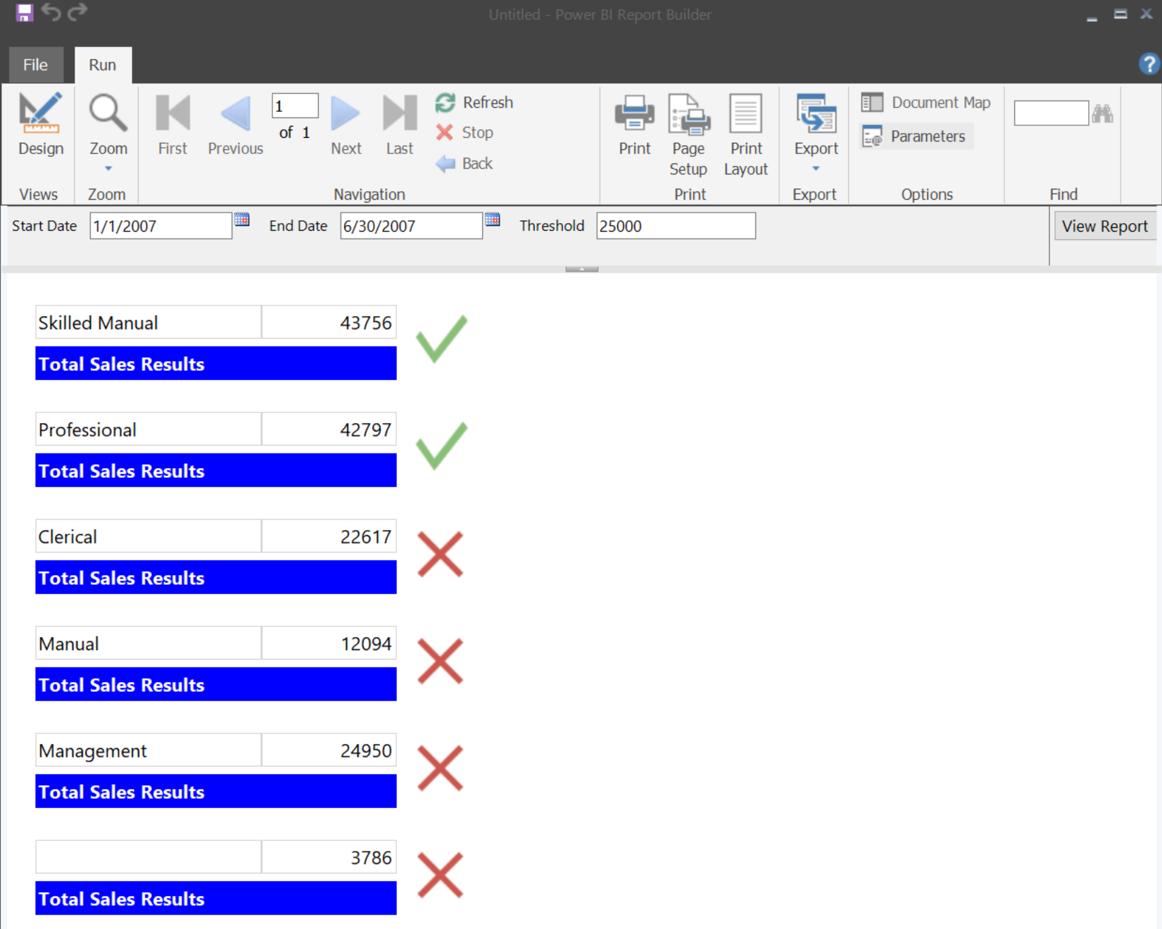 Formatted Card Values