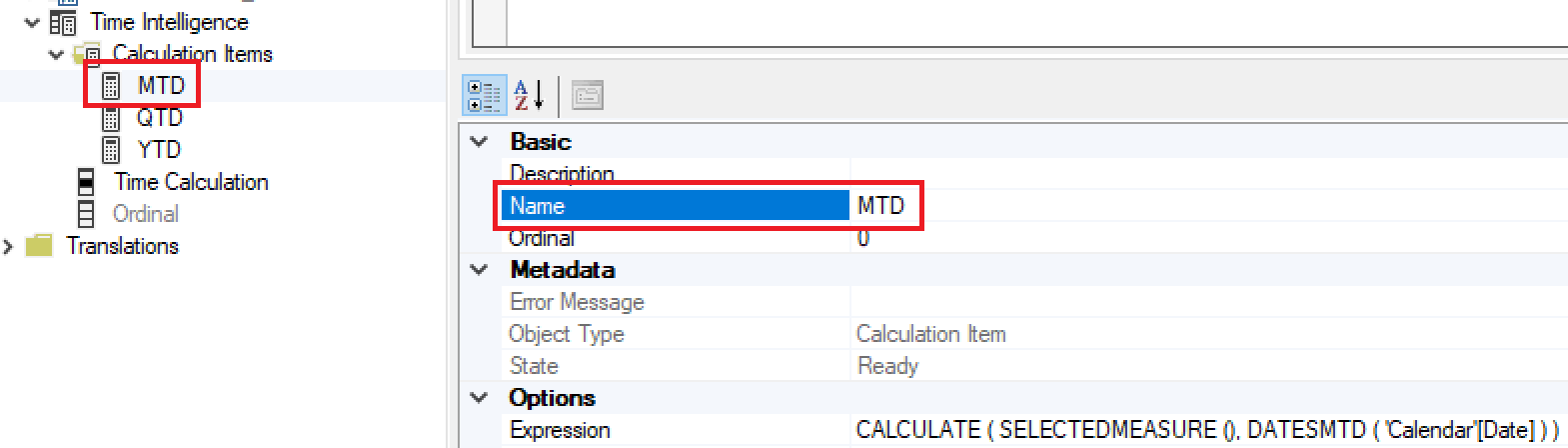 Calculated Items