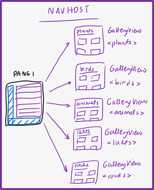 NavHost navigation logic