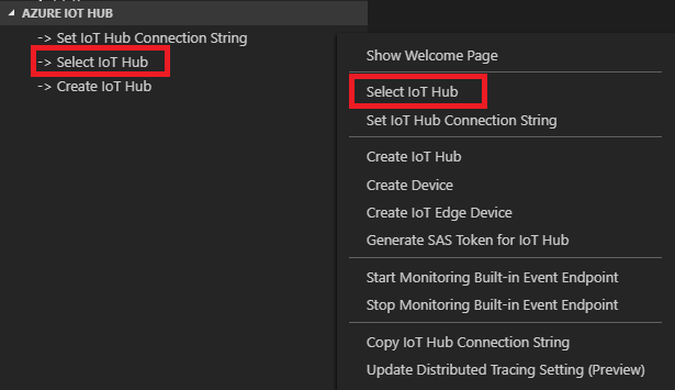 Select IoT Hub