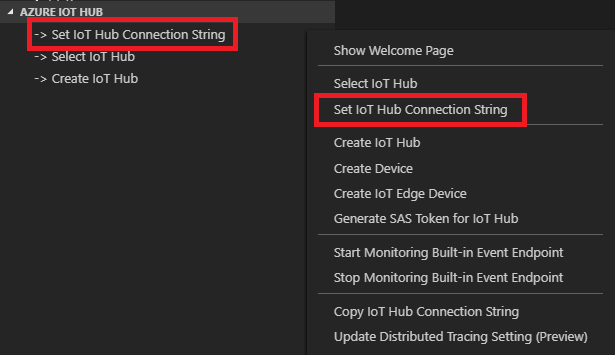 Set Connection String