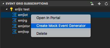 Create Mock events