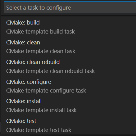 Configure a build task