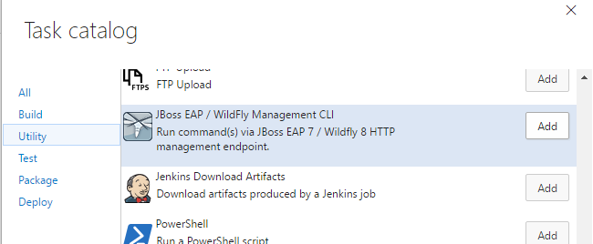 WildFly/Mangement task