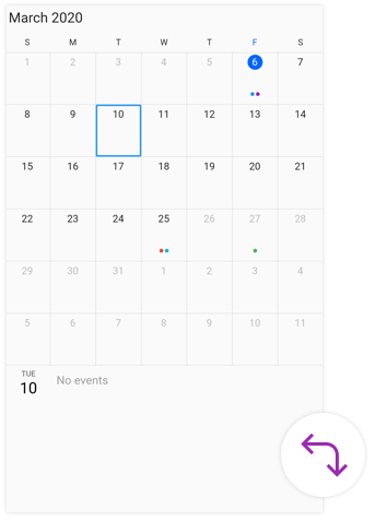 MinMaxDate Calendar