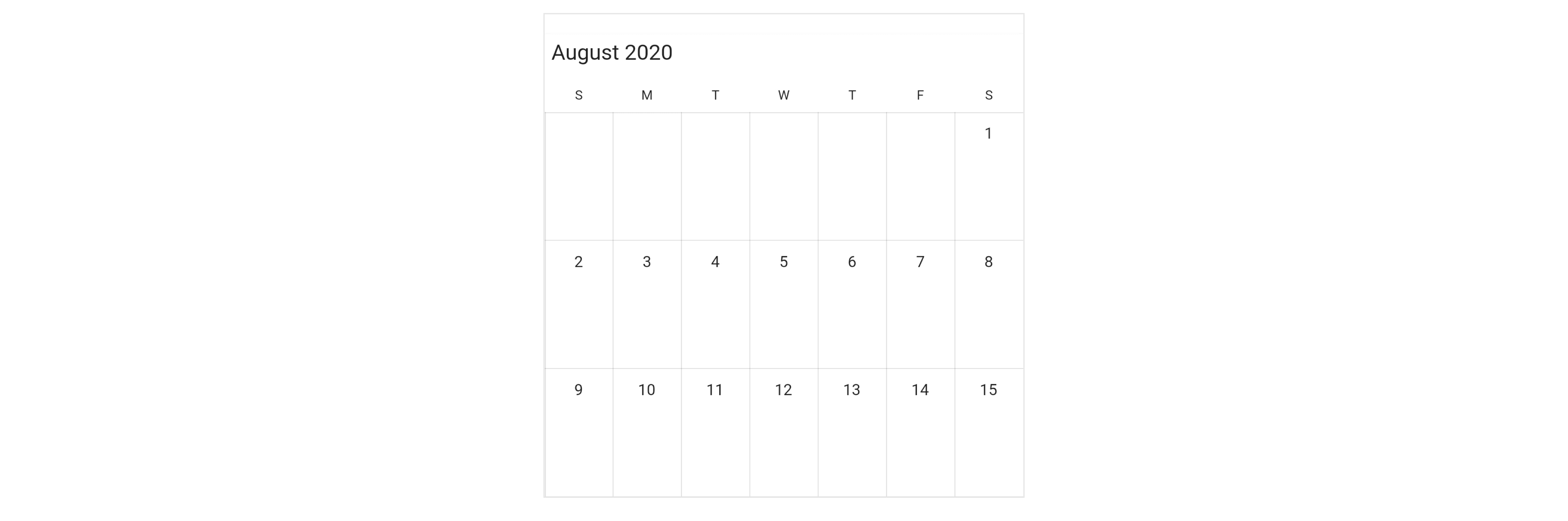 Hide leading trailing dates