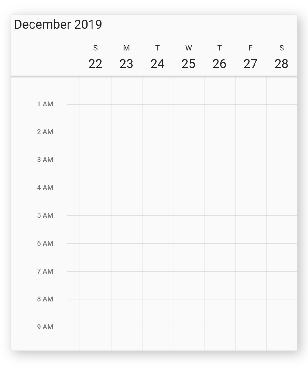 Change time ruler size