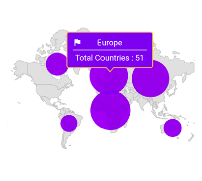 Maps bubble tooltip builder