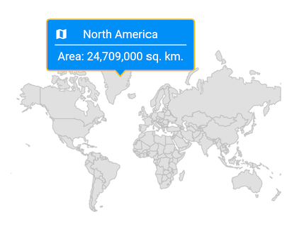 Maps shape tooltip builder