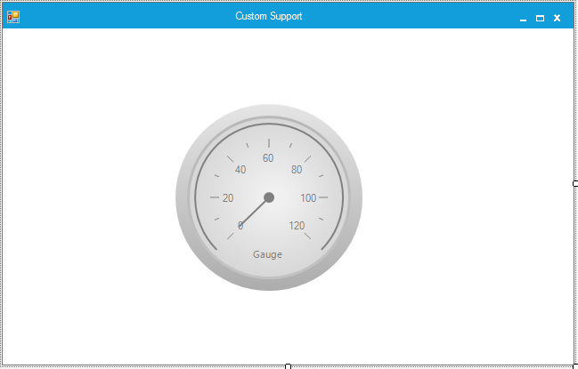 Radial Gauge in designer