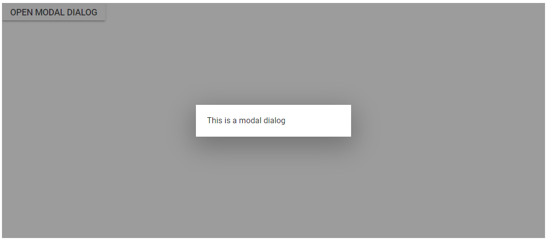 Blazor Modal Dialog