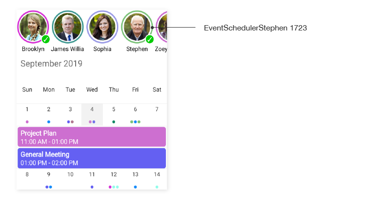 Month view Resources AutomationId support in Xamarin.Forms Schedule