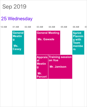 Appointment height in xamarin forms Timeline view