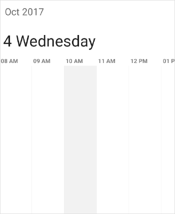 Programatic selection in xamarin forms Timeline view