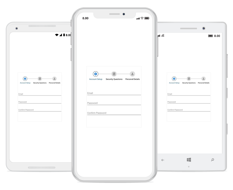 StepProgressBar control has horizontal orientation