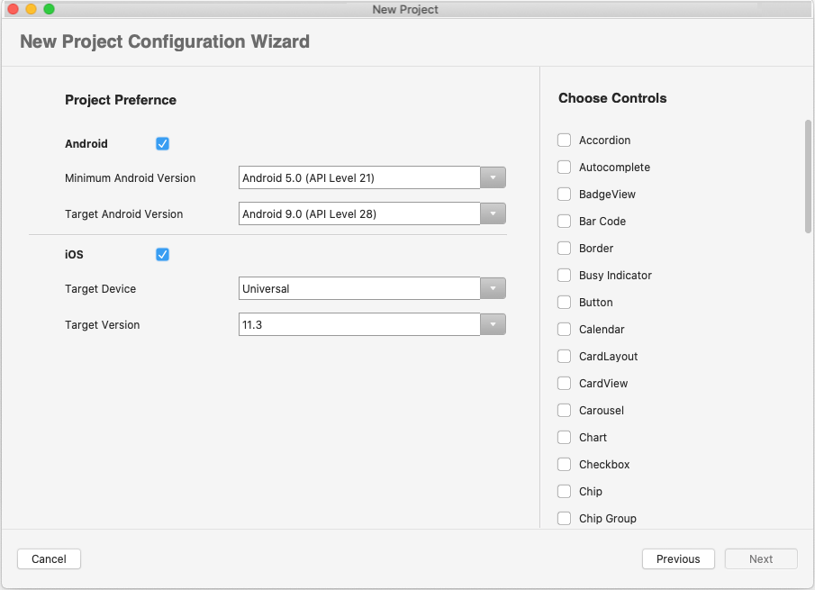 Syncfusion Xamarin Project Configuration