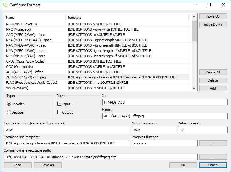 Configure Formats