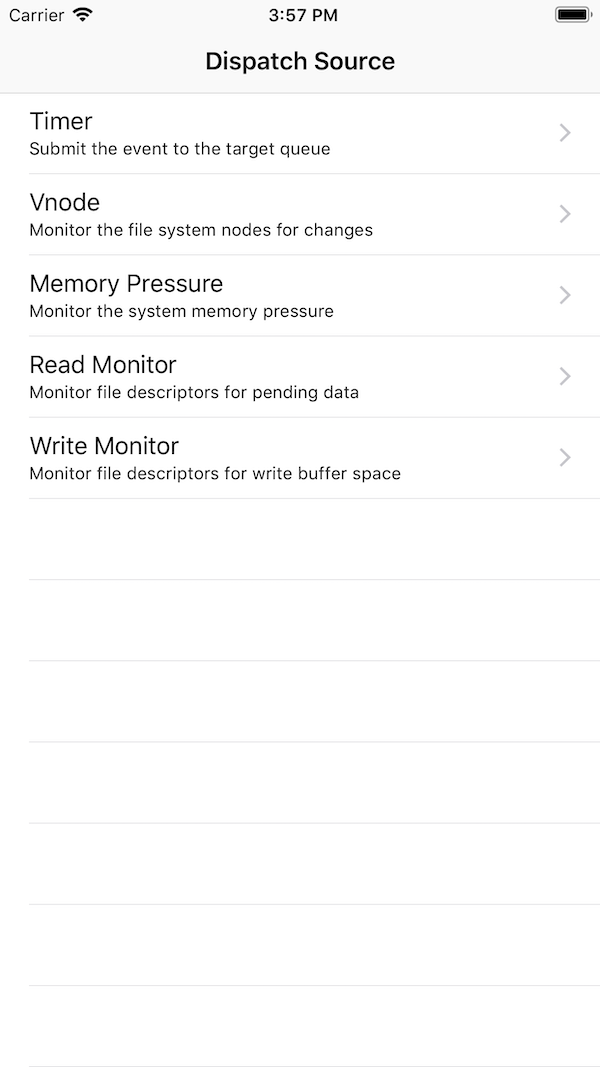 Dispatch Source Examples application screenshot