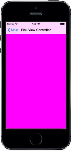 App with pink background