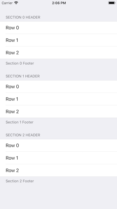 Table Parts application screenshot